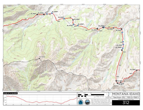 CDT Map Set Version 3.0 - Map 312 - Montana-Idaho Preview 1