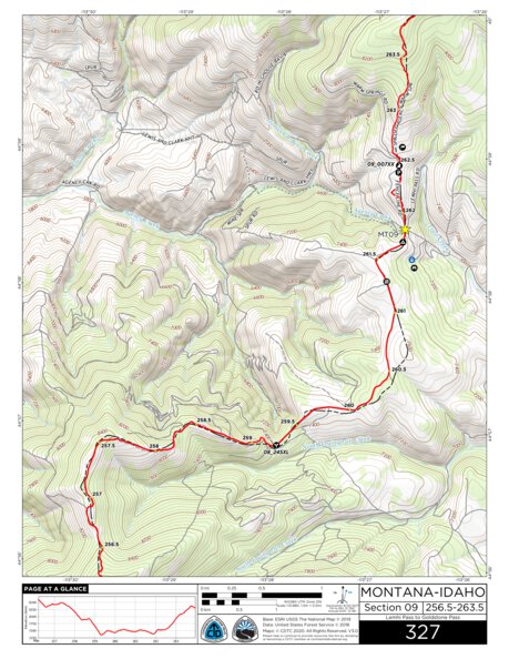 CDT Map Set Version 3.0 - Map 327 - Montana-Idaho Preview 1