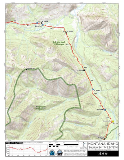 CDT Map Set Version 3.0 - Map 389 - Montana-Idaho Preview 1