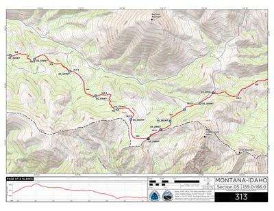 CDT Map Set Version 3.0 - Map 313 - Montana-Idaho Preview 1