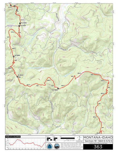 CDT Map Set Version 3.0 - Map 363 - Montana-Idaho Preview 1