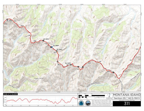 CDT Map Set Version 3.0 - Map 311 - Montana-Idaho Preview 1