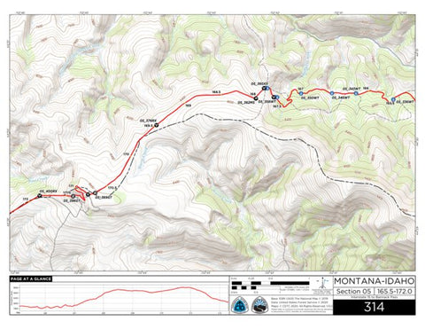 CDT Map Set Version 3.0 - Map 314 - Montana-Idaho Preview 1