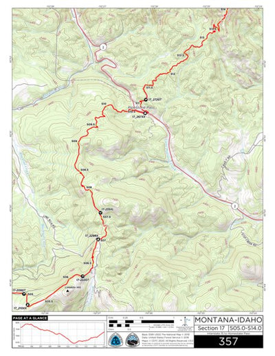 CDT Map Set Version 3.0 - Map 357 - Montana-Idaho Preview 1