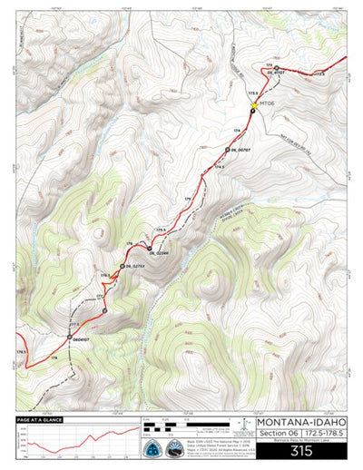CDT Map Set Version 3.0 - Map 315 - Montana-Idaho Preview 1