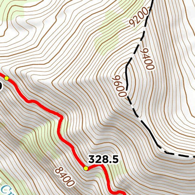 CDT Map Set Version 3.0 - Map 335 - Montana-Idaho Preview 3