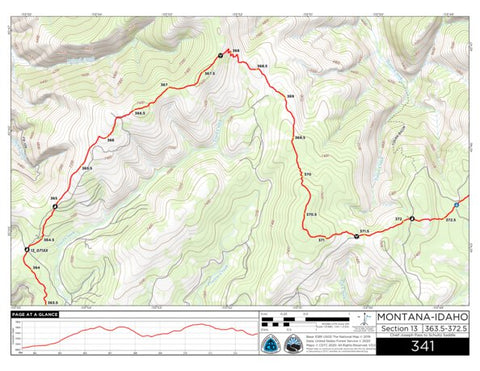 CDT Map Set Version 3.0 - Map 341 - Montana-Idaho Preview 1