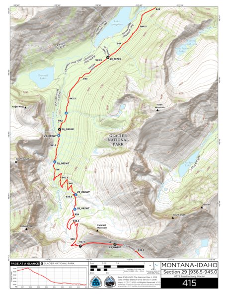 CDT Map Set Version 3.0 - Map 415 - Montana-Idaho Preview 1