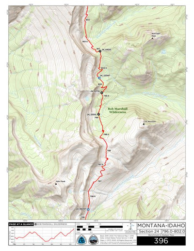 CDT Map Set Version 3.0 - Map 396 - Montana-Idaho Preview 1