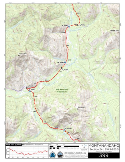 CDT Map Set Version 3.0 - Map 399 - Montana-Idaho Preview 1