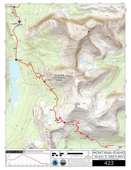CDT Map Set Version 3.0 - Map 423 - Montana-Idaho Preview 1