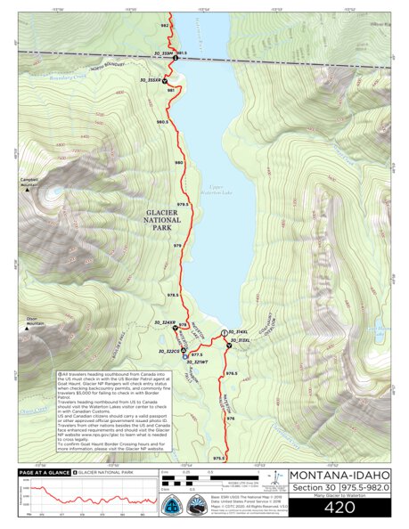 CDT Map Set Version 3.0 - Map 420 - Montana-Idaho Preview 1