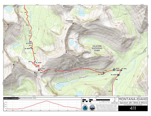 CDT Map Set Version 3.0 - Map 411 - Montana-Idaho Preview 1