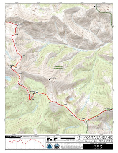 CDT Map Set Version 3.0 - Map 383 - Montana-Idaho Preview 1
