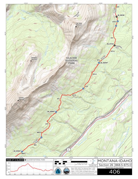 CDT Map Set Version 3.0 - Map 406 - Montana-Idaho Preview 1