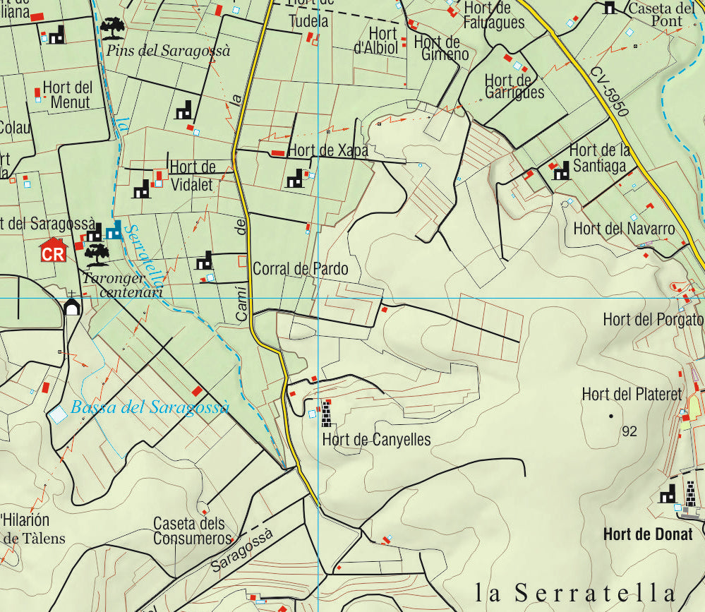 La Ribera Map Carcaixent. La Ribera Alta Map by el Tossal Cartografies | Avenza Maps