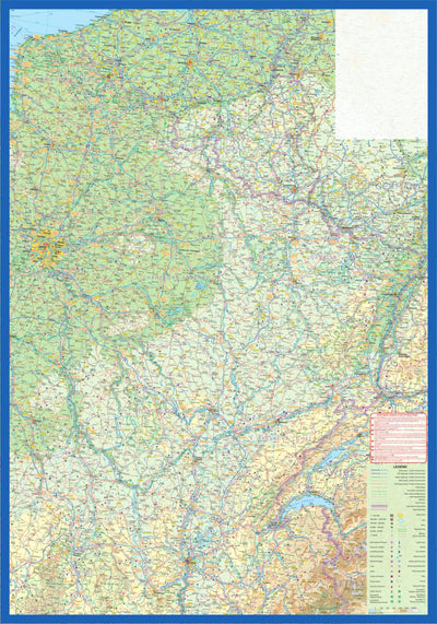 France North East Rail & Bike 1:700,000 (ITMB) Preview 1
