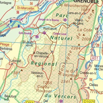 France South East Rail & Bike 1:600,000 (ITMB) Preview 2