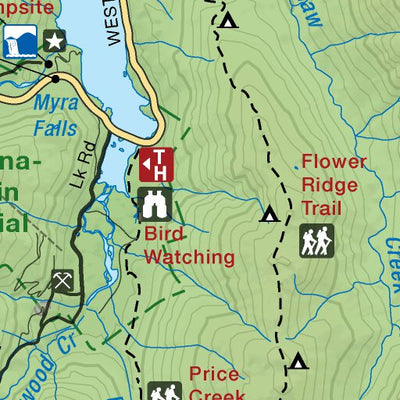 Strathcona Westmin Provincial Park Recreation Map Preview 2