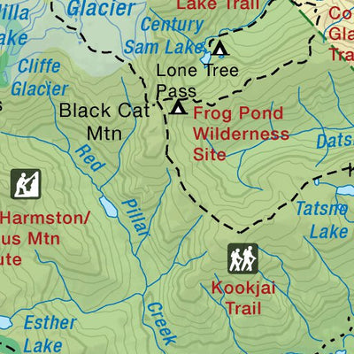Strathcona Westmin Provincial Park Recreation Map Preview 3