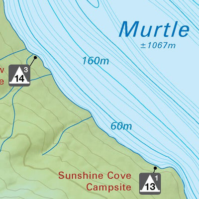 Murtle Lake - Wells Gray BC Park Adventure Map Preview 2
