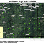 Wagontire Prairie T36S R13W Township Map Preview 1