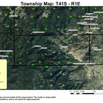 Mudusa Flat T41S R1E Township Map Preview 1