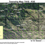 Lone Pine T41S R3E Township Map Preview 1