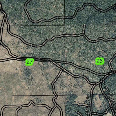 Dixie Springs T41S R4E Township Map Preview 3