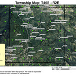 Ogden Hill T40S R2E Township Map Preview 1