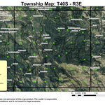 Soda Mountain T40S R3E Township Map Preview 1