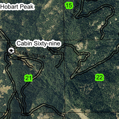 Soda Mountain T40S R3E Township Map Preview 2