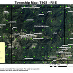 Mount Ashland T40S R1E Township Map Preview 1