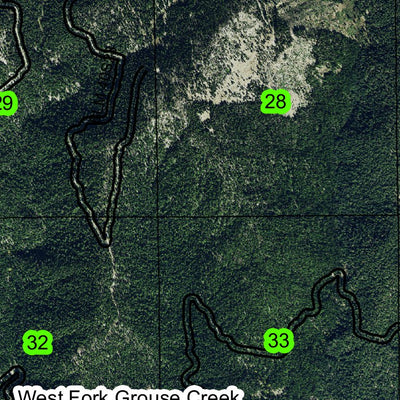 Mount Ashland T40S R1E Township Map Preview 3