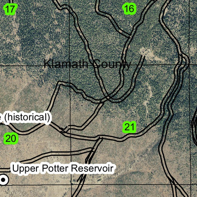Grizzly Mountain T40S R5E Township Map Preview 2
