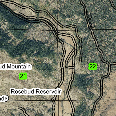 Rosebud Mountain T40S R4E Township Map Preview 2