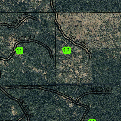 Howard Prairie Lake T38S R4E Township Map Preview 3