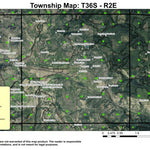 Wade Reservoir T36S R2E Township Map Preview 1