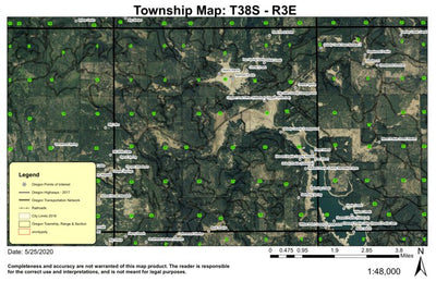 Lily Glen T38S R3E Township Map Preview 1