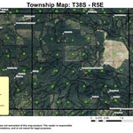 Surveyor Peak T38S R5E Township Map Preview 1