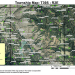 Emigrant Lake T39S R2E Township Map Preview 1