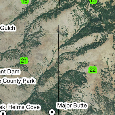 Emigrant Lake T39S R2E Township Map Preview 2