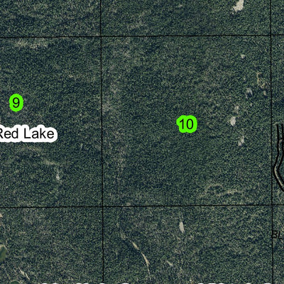 Lost Peak T35S R5E Township Map Preview 3