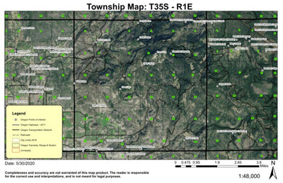 Green Top T35S R1E Township Map Preview 1
