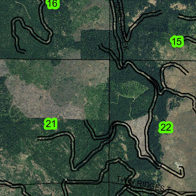 Butte Falls T35S R2E Township Map Preview 2