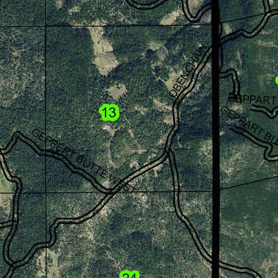 Butte Falls T35S R2E Township Map Preview 3