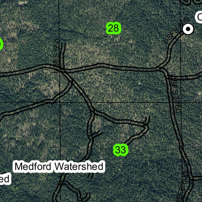Snowshoe Butte T35S R4E Township Map Preview 3