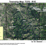 Pierce Reservoir T37S R1E Township Map Preview 1