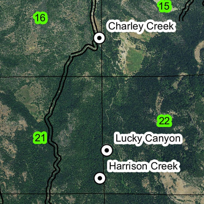 Lake Creek T37S R2E Township Map Preview 2