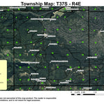 Fish Lake T37S R4E Township Map Preview 1